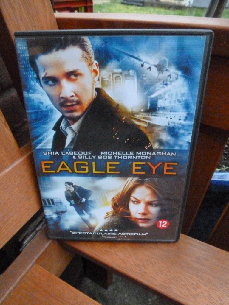 Eagle eye dvd, Vanaf 12 jaar, Ophalen of Verzenden, Zo goed als nieuw, Actiethriller
