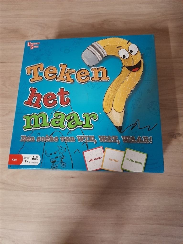 teken het maar - s1701, Hobby en Vrije tijd, Gezelschapsspellen | Bordspellen, Verzenden, Zo goed als nieuw