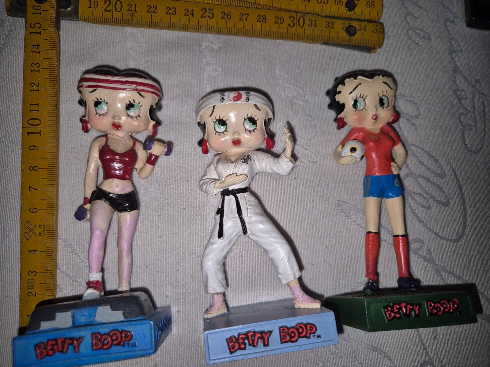 Set van 3 Betty Boop beeldjes - Diverse uitvoeringen, Verzamelen, Beelden en Beeldjes, Ophalen of Verzenden, Gebruikt