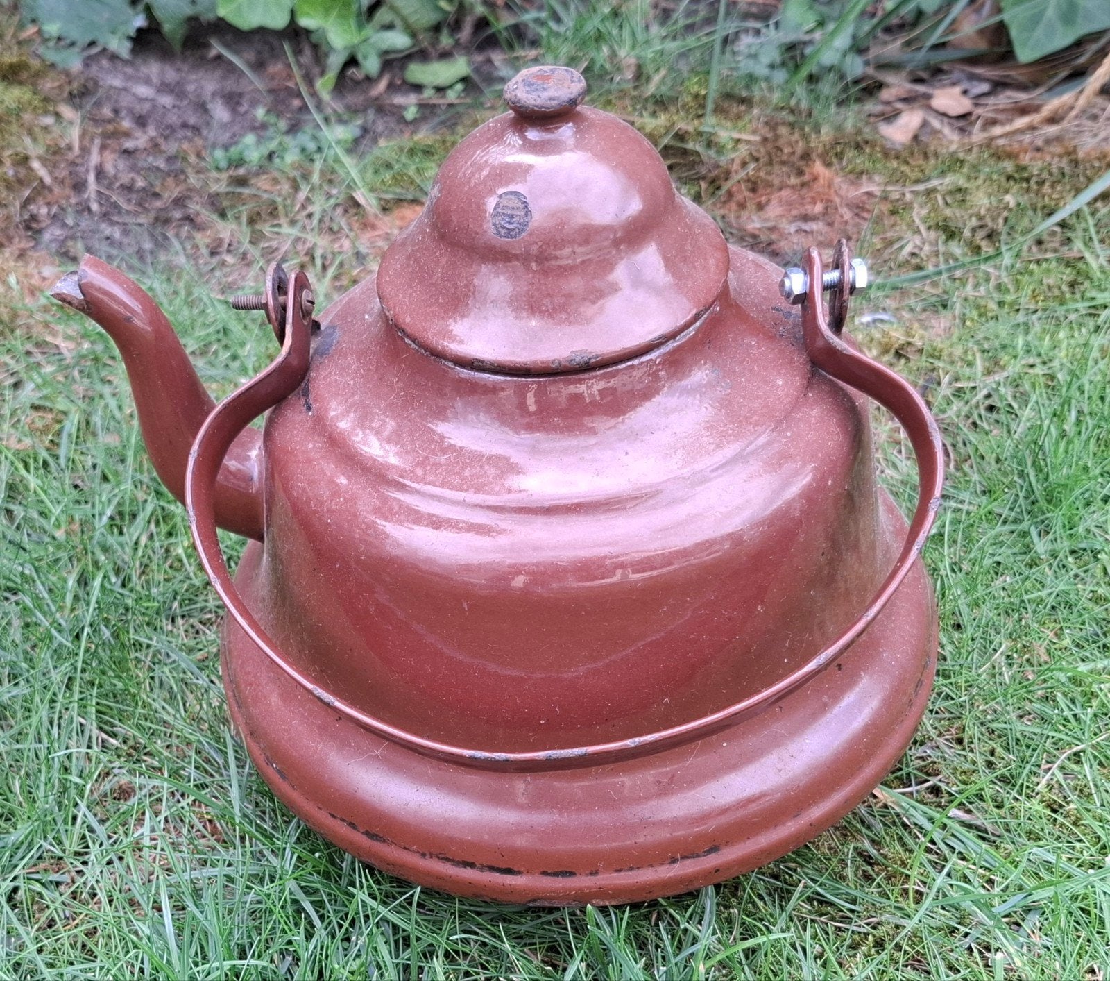 Vintage grote emaille ketel, Ophalen of Verzenden