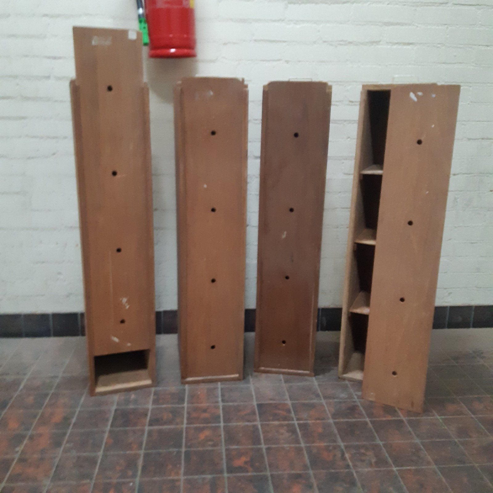 zang kooien, Ophalen, Gebruikt, Hout, Vogelkooi