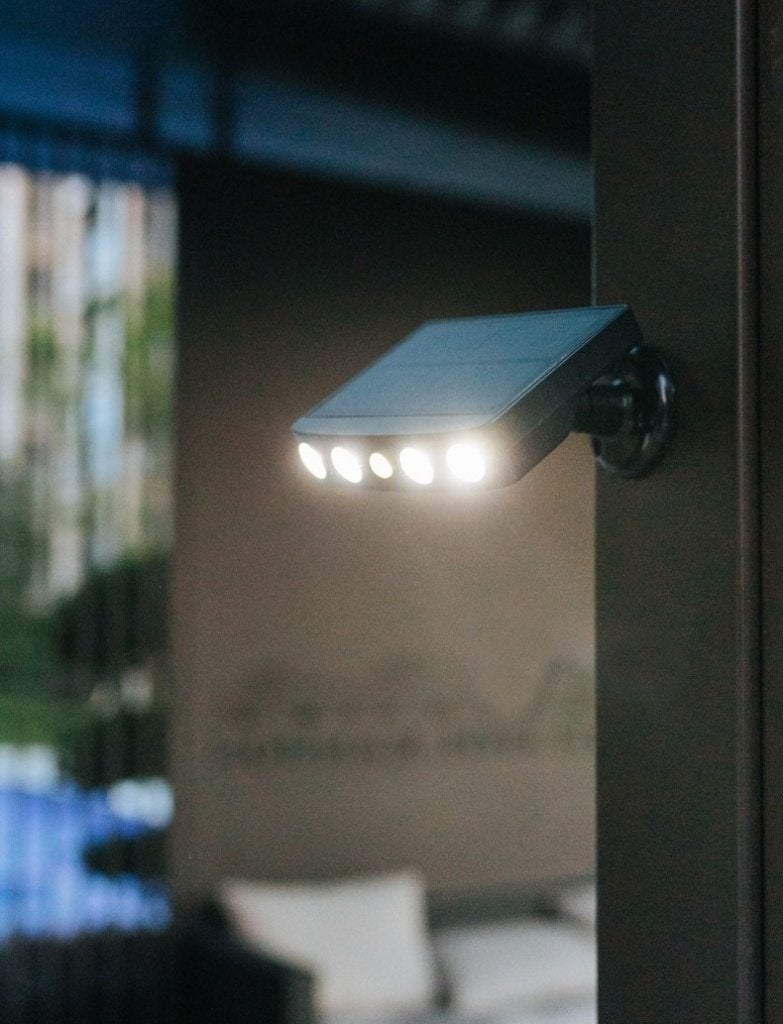 Solar Security wandlamp met schemer- en bewegingssensor, Ophalen, Kunststof, Sensorlamp, Zwart