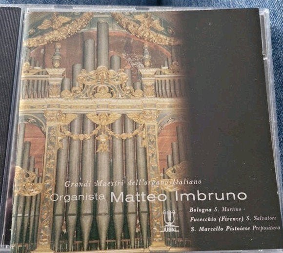 Orgel CD Matteo Imbruno  Grandi Maestri dell'Organo Italiano, Inclusief boekje, Overige componisten, Overige typen, Ophalen of Verzenden
