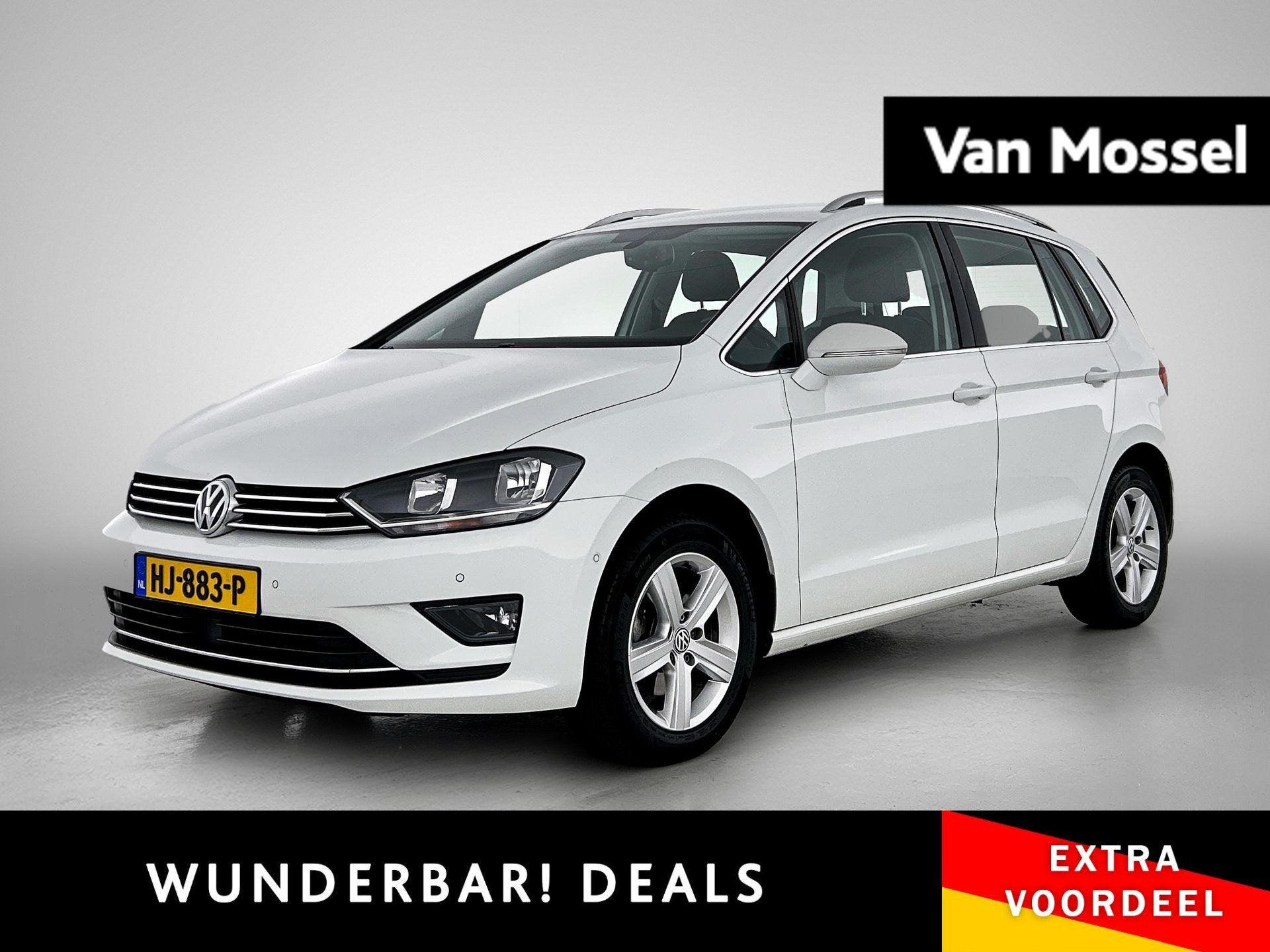 Volkswagen Golf Sportsvan 1.4 TSI Highline | 150 PK | Automa, 12 maanden, Gebruikt, Alcantara, Wit