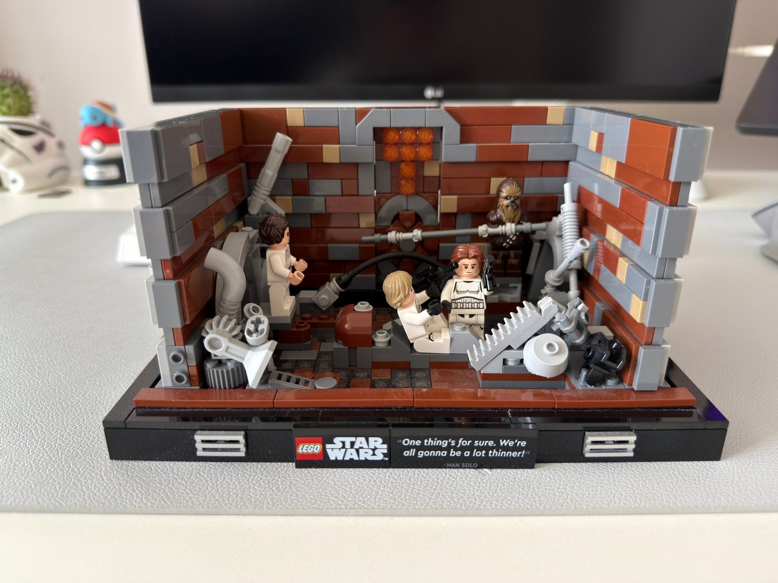 Lego Death Star Afvalpers diorama 75339, Verzamelen, Star Wars, Ophalen of Verzenden, Zo goed als nieuw, Actiefiguurtje