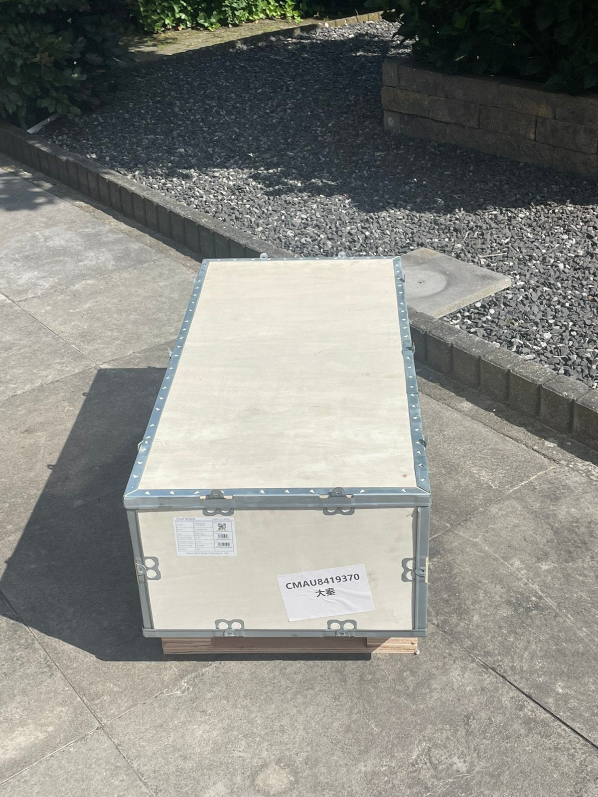 Grote, houten transportkist 100x50x30 cm, Ophalen, Zo goed als nieuw