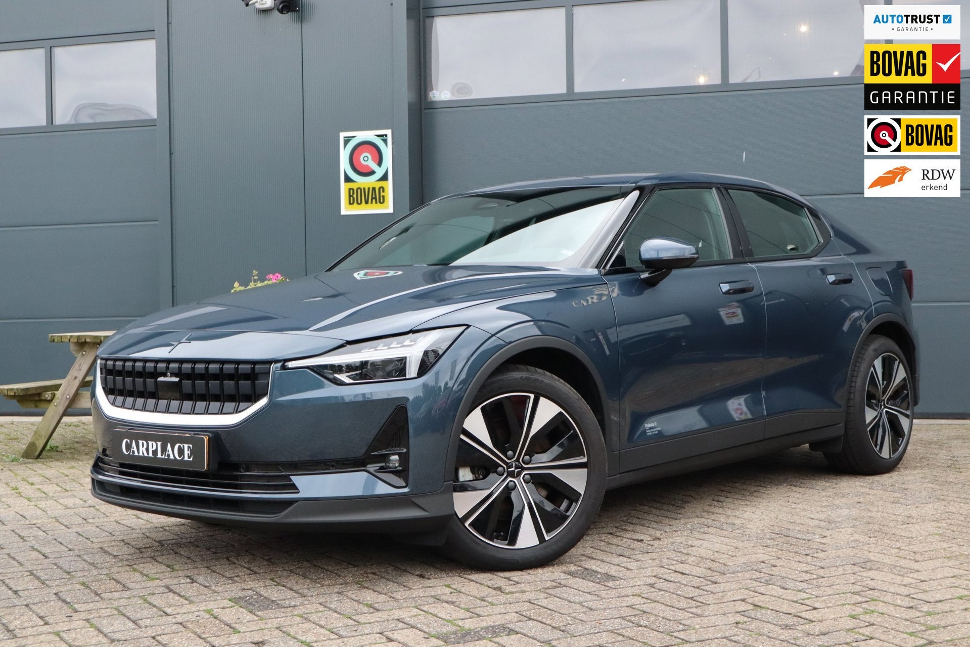 Polestar 2 Long Range Single Motor 78 kWh, Auto's, 1300 min, Blauw, 1969 kg, 1500 kg