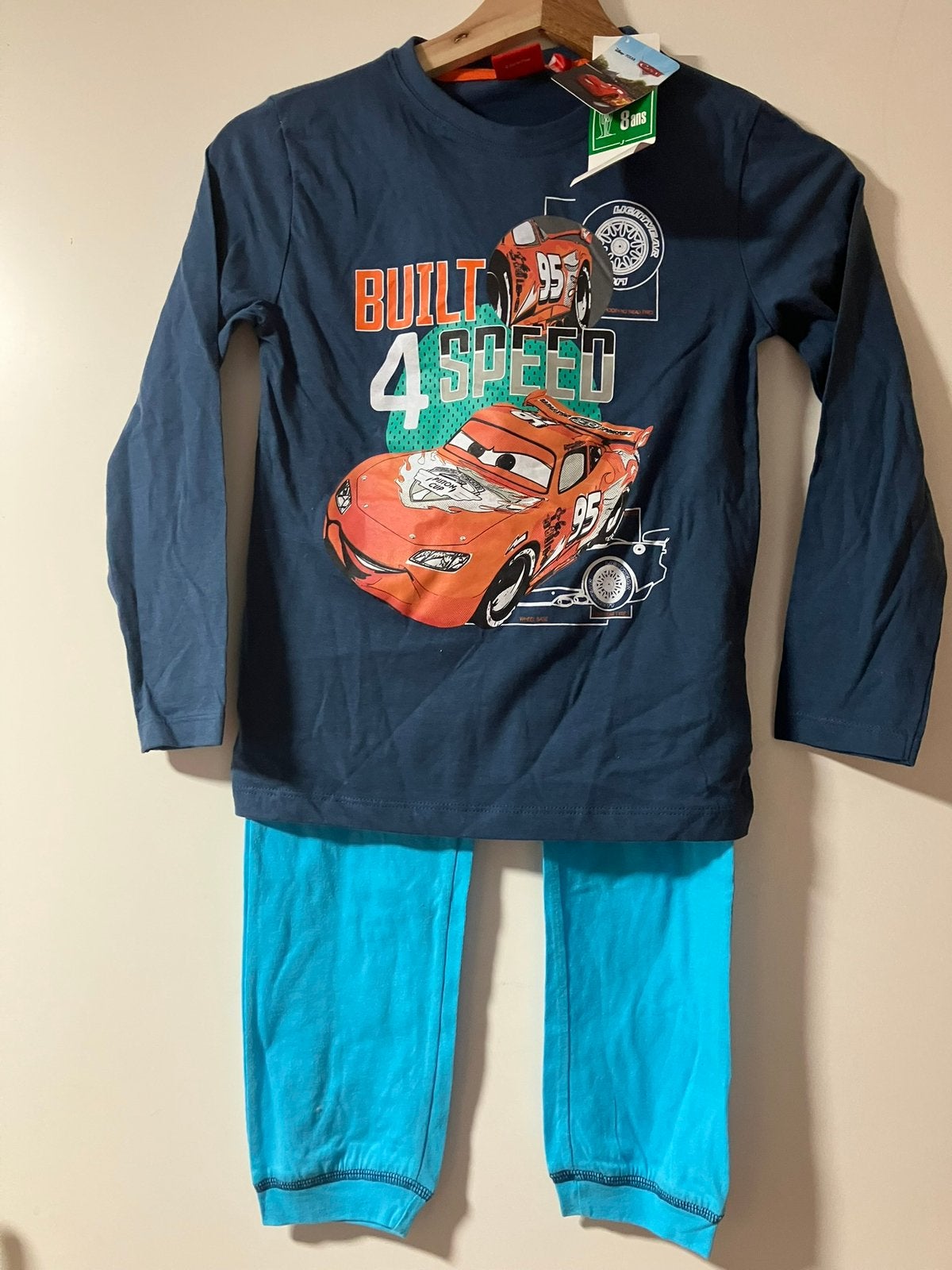 Nieuw auto Cars Disney pyjama maat 128, Ophalen of Verzenden, Nieuw, Jongen, Nacht- of Onderkleding