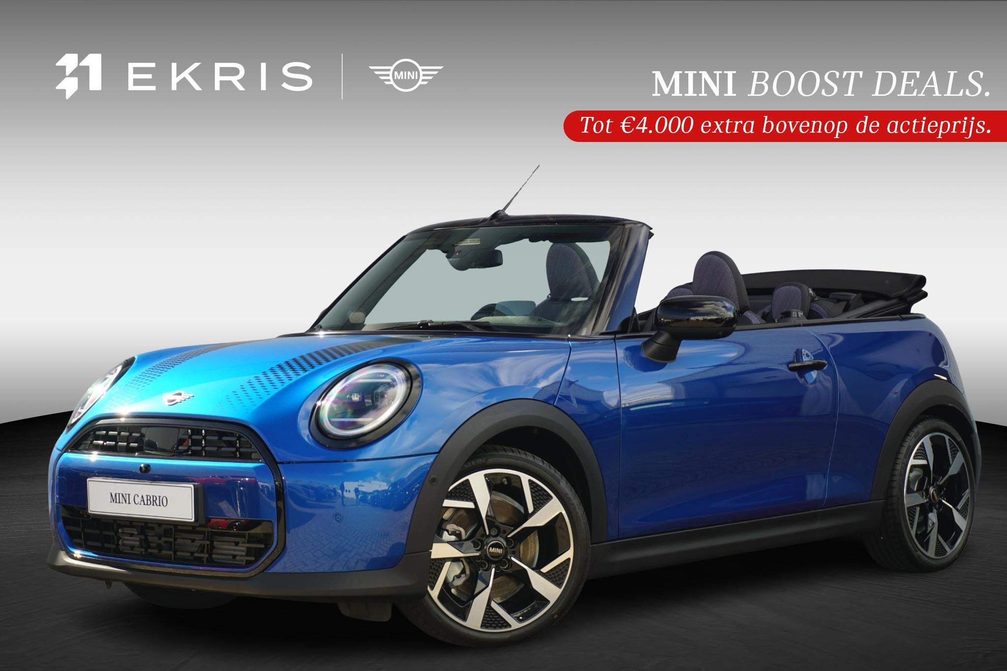 MINI Cabrio Cooper C | Classic Trim | Pakket L | Harman Kard, 1998 cc, 15 km/l, Cabriolet, Leder en Stof
