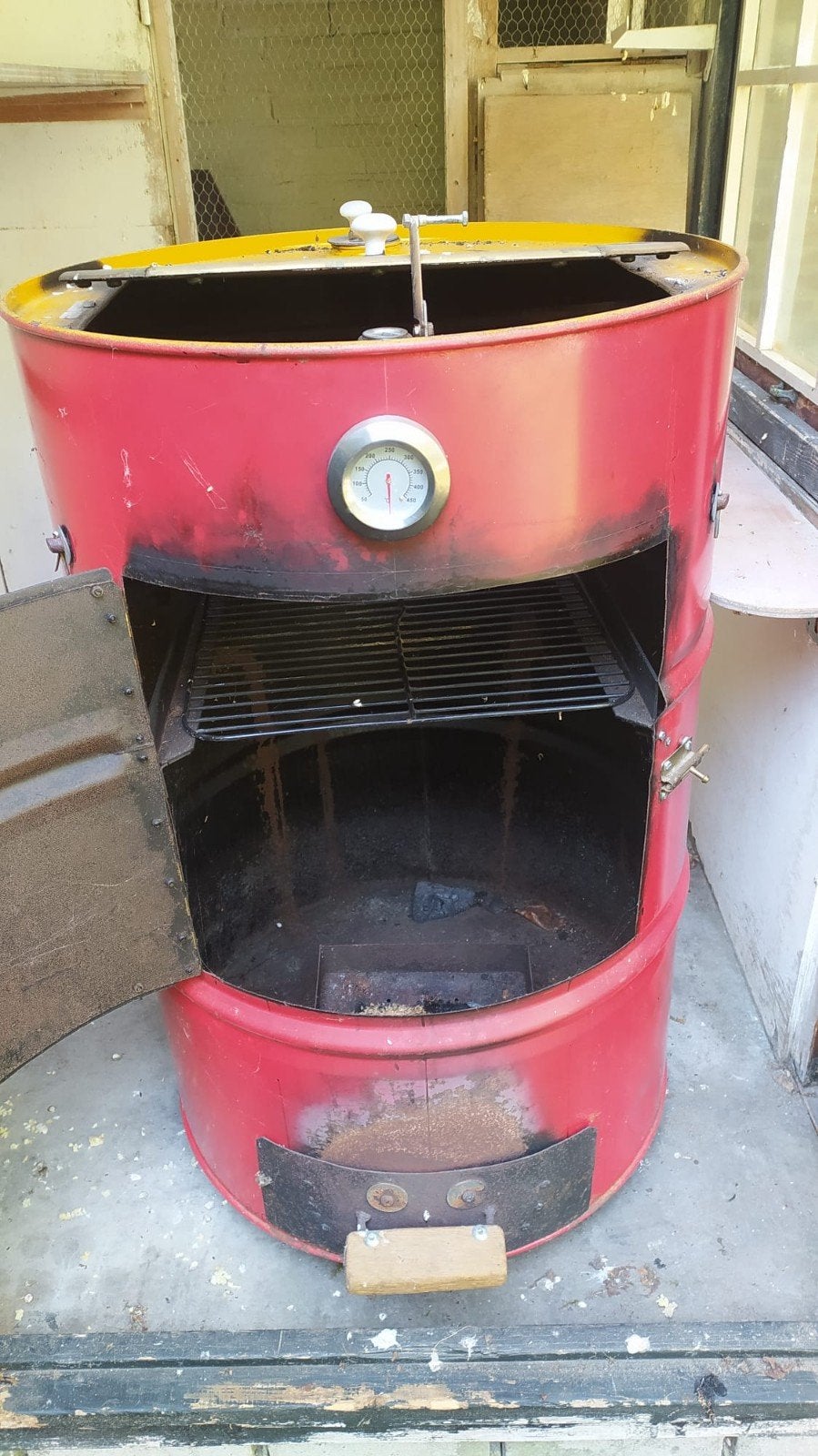 Rookton Rookoven / BBQ - Zelfbouw, Ophalen, Gebruikt, Zelfbouw
