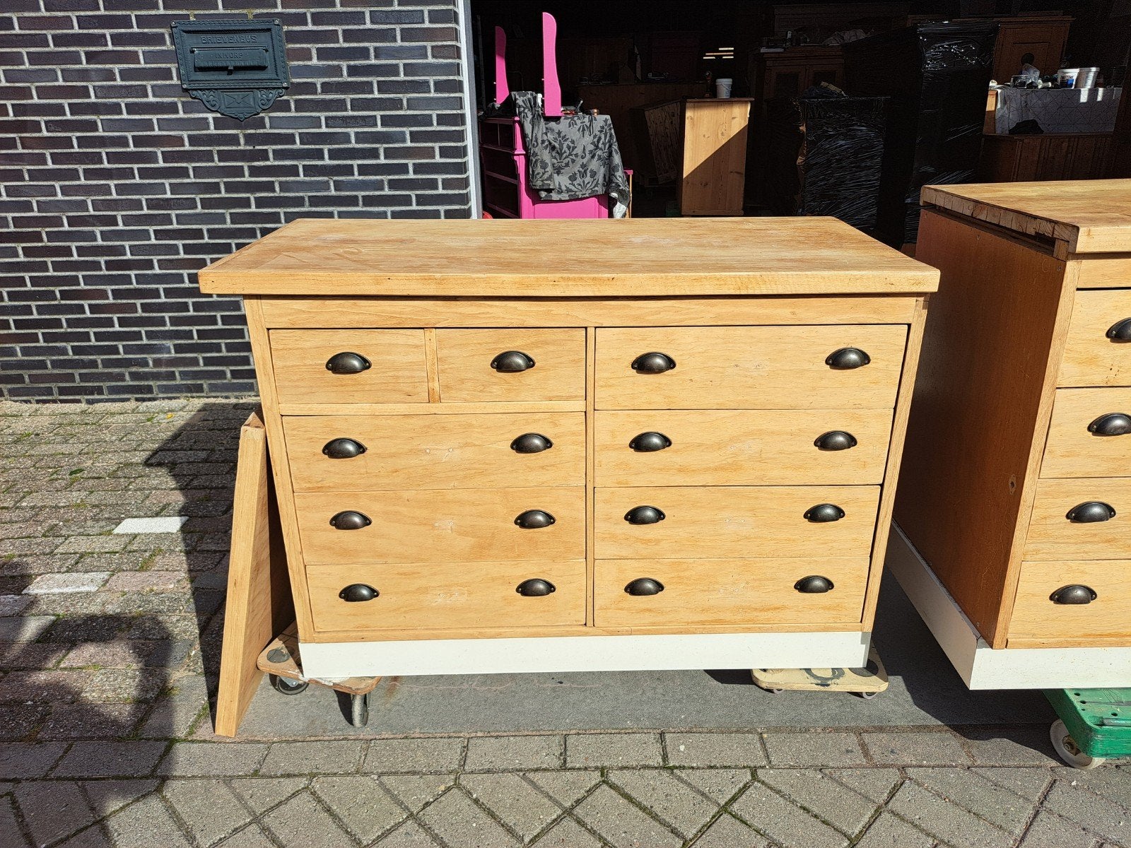 oude ladekast 2 delen 17 lades, R.kooij65@gmail.com, Gebruikt, 5 laden of meer, Ophalen of Verzenden