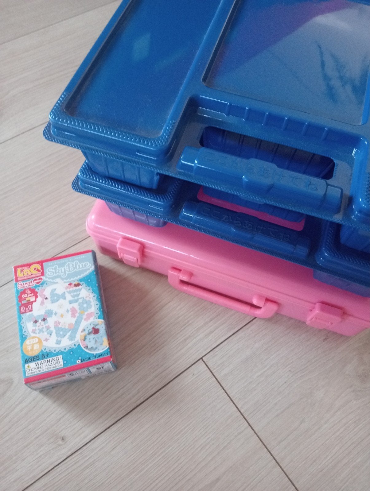 Grote LaQ bouwblokken collectie met opbergkoffers en boekjes, Ophalen of Verzenden