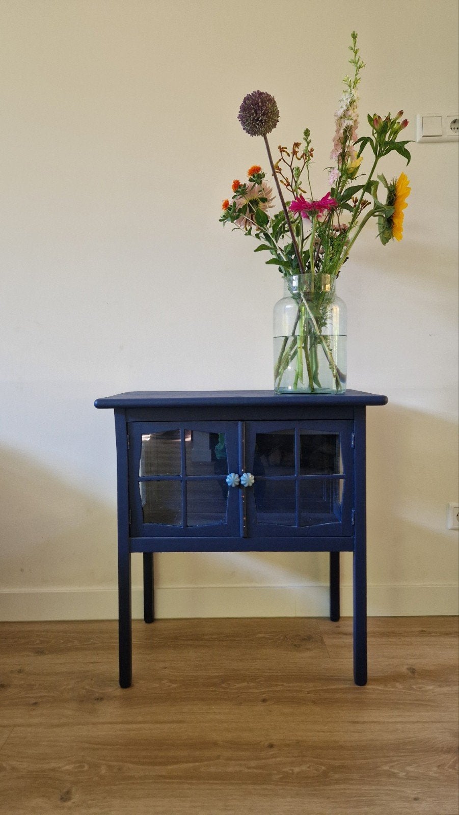 Theekastje, Ophalen, 50 tot 100 cm, Vintage, klassiek, Overige houtsoorten