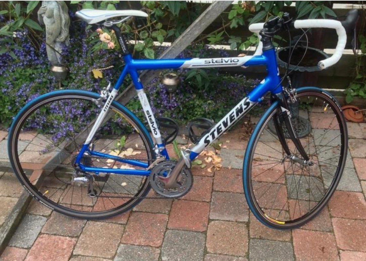 Stevens Stelvio racefiets - Blauw/Wit, Fietsen en Brommers, 28 inch, Gebruikt, Aluminium, Meer dan 20 versnellingen