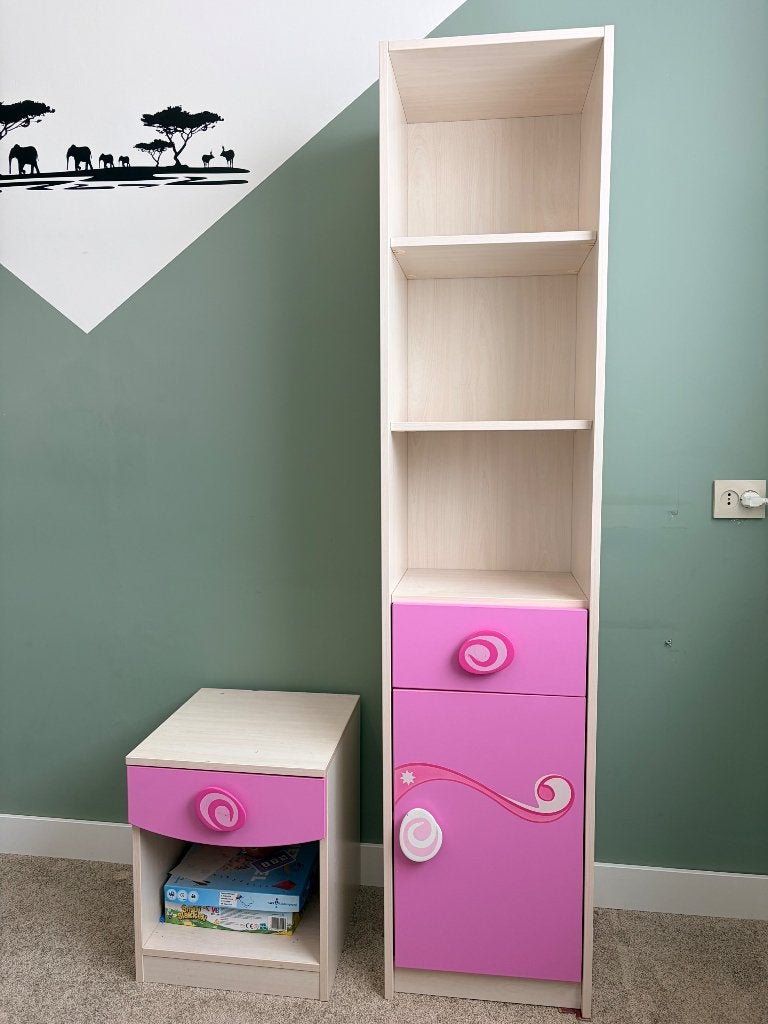 Kinder boekenkast, Ophalen, Minder dan 50 cm, Met lade(s), Zo goed als nieuw
