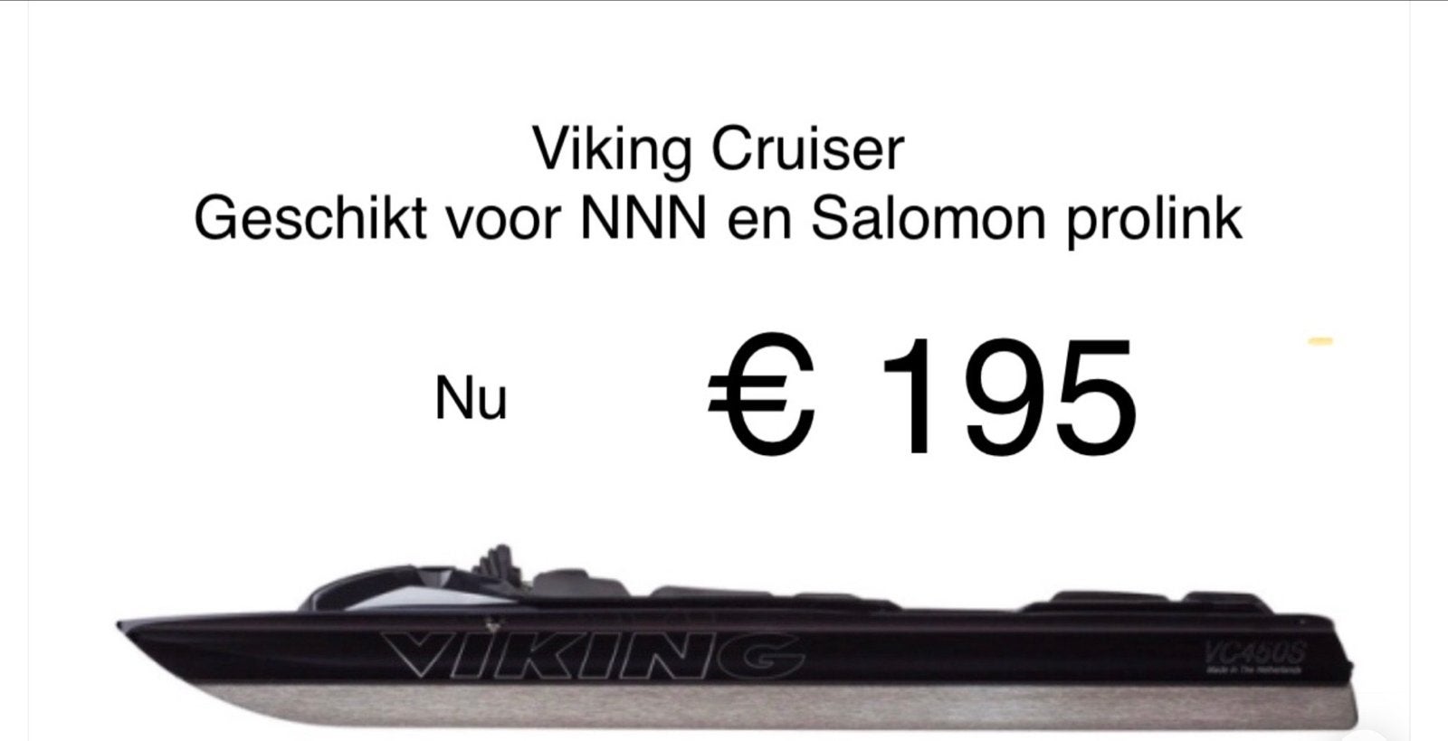 Viking cruiser Clicknoorijzers, Sport en Fitness, Onbekend, Nieuw, Ophalen of Verzenden, Onbekend