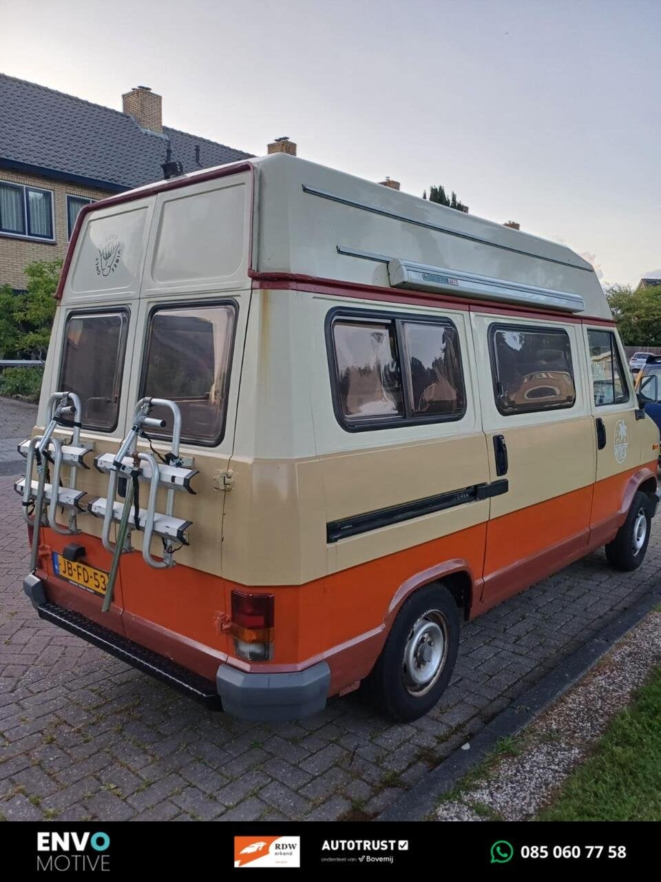 Peugeot J5 1400 280B52 KAMPEERAUTO, Retrocamper!, Caravans en Kamperen, Overige merken, Bedrijf, Diesel