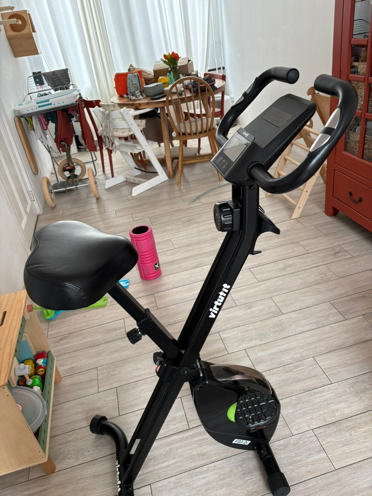 opvouwbare hometrainer virtufit, Ophalen, Zo goed als nieuw, Hometrainer