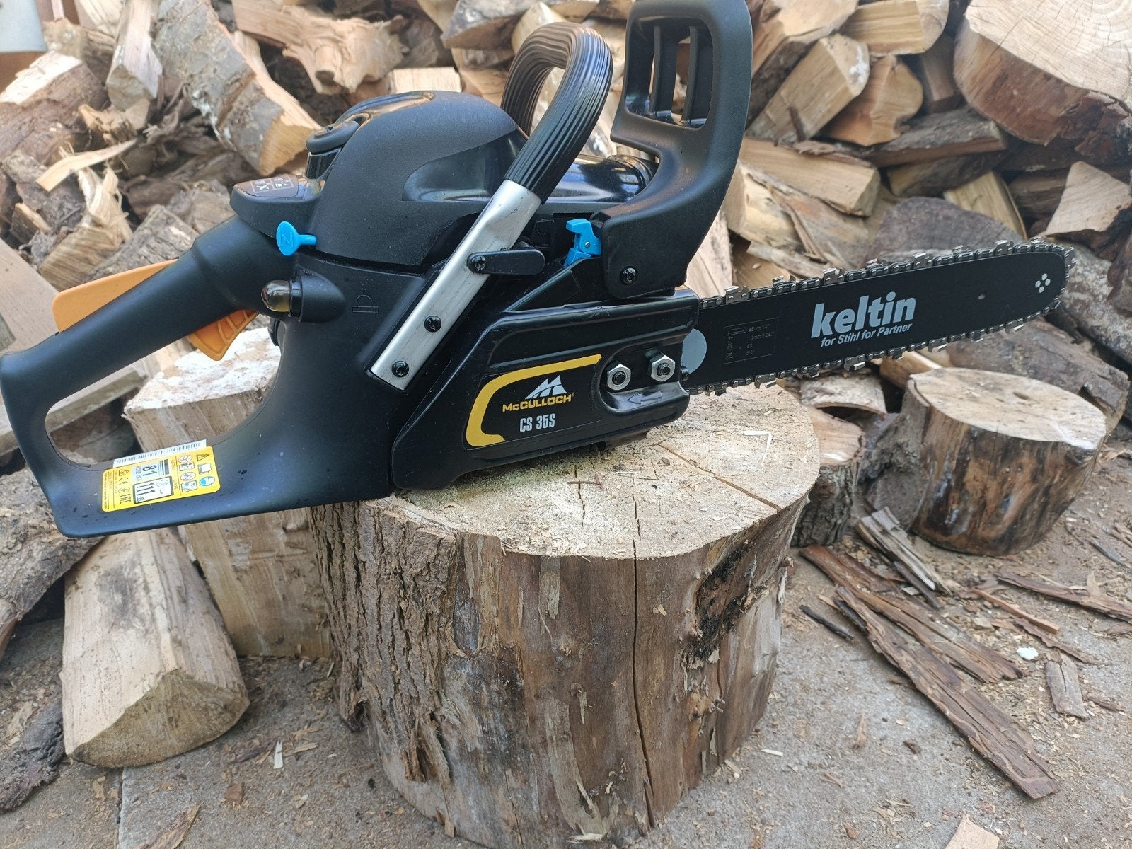McCulloch CS 35S Kettingzaag - Zo goed als nieuw, Verzenden, 600 tot 1200 watt, Zo goed als nieuw, 30 tot 70 mm