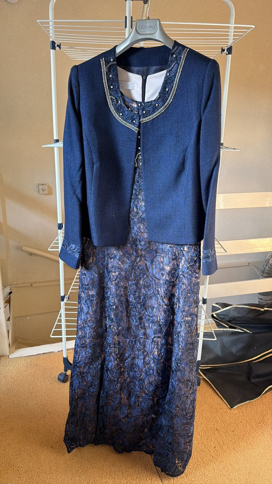 2 delig galajurk, 2li abiye, Galajurk, Blauw, Maat 46/48 (XL) of groter, Ophalen of Verzenden