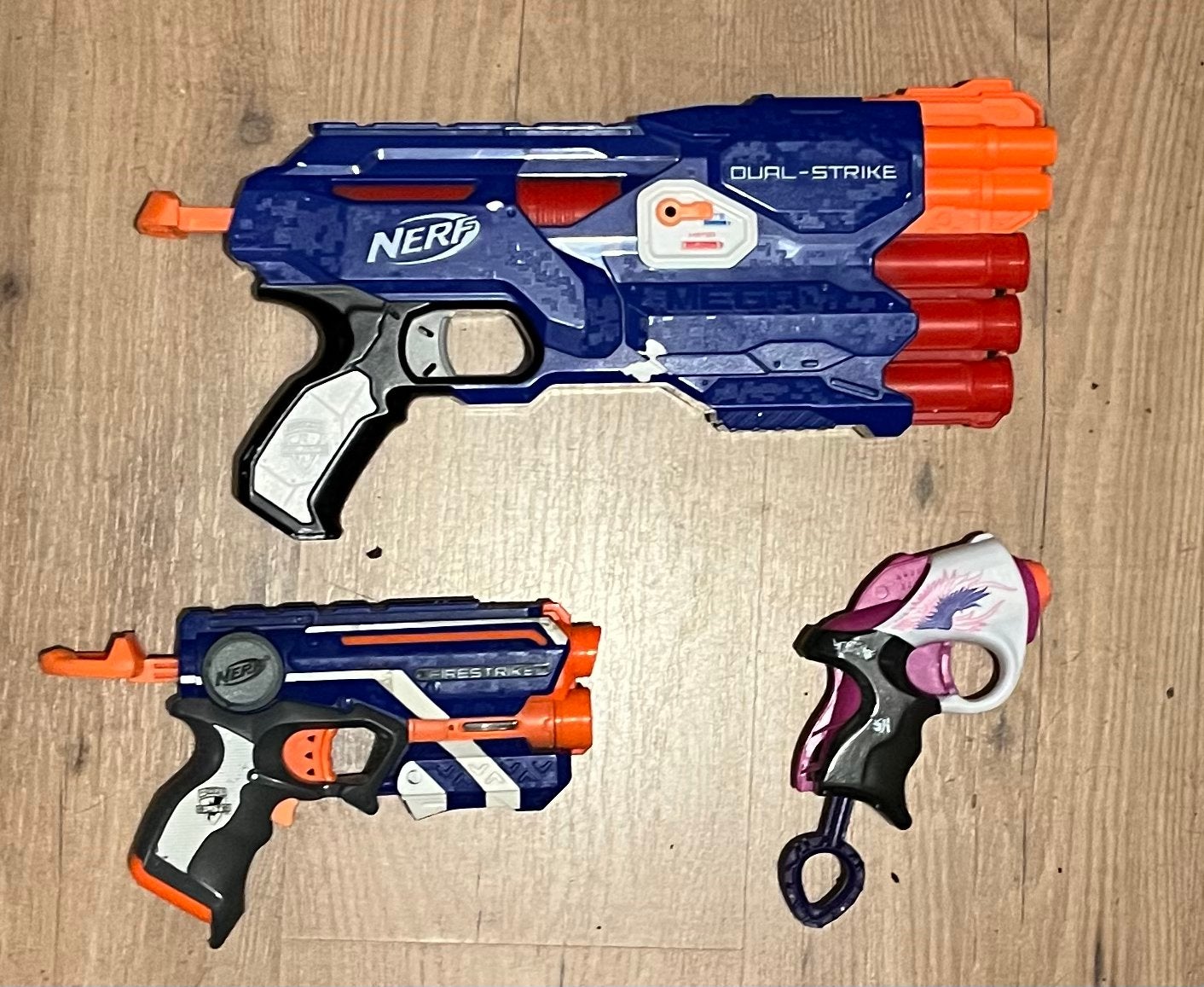 3x Nerf pistool, Ophalen of Verzenden, Gebruikt