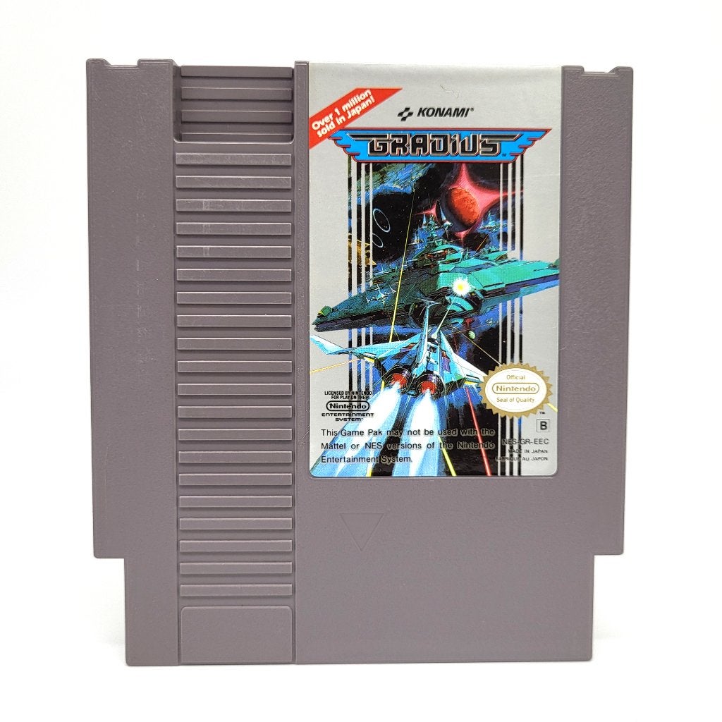 Gradius - Nintendo NES Cartridge - PAL B - EEC, Spelcomputers en Games, Avontuur en Actie, Gebruikt, Verzenden, 1 speler