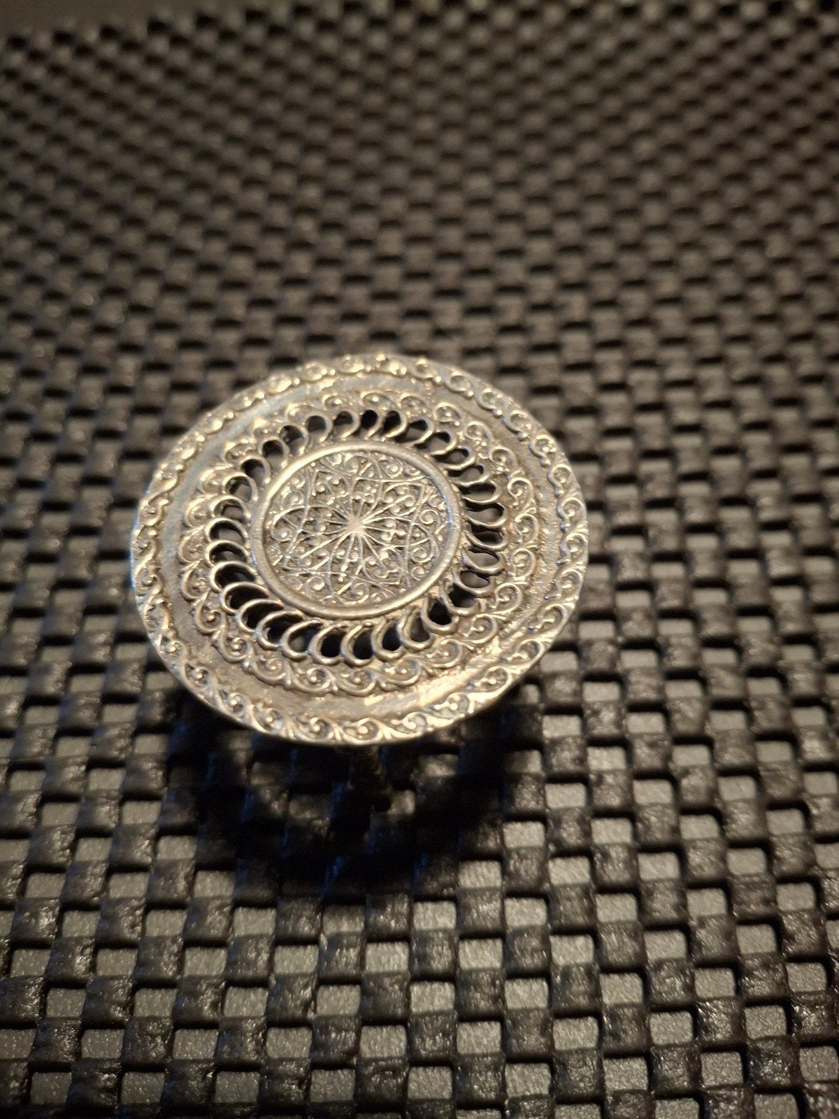 zilveren  miniatuur  tafel, Antiek en Kunst, Ophalen of Verzenden