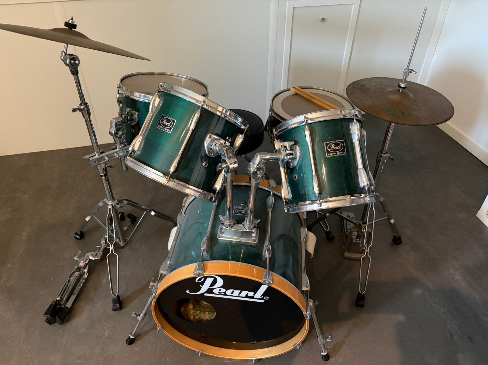Pearl drumstel, Ophalen, Gebruikt, Pearl