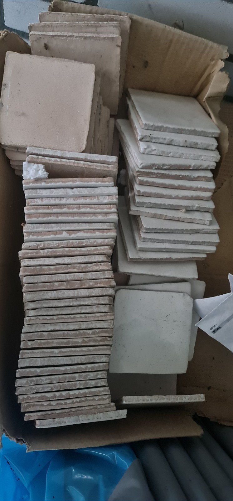 Alcoceram Bonte Friese Witjes - 68 stuks, Gebruikt, Minder dan 20 cm, Minder dan 5 m², Wandtegels