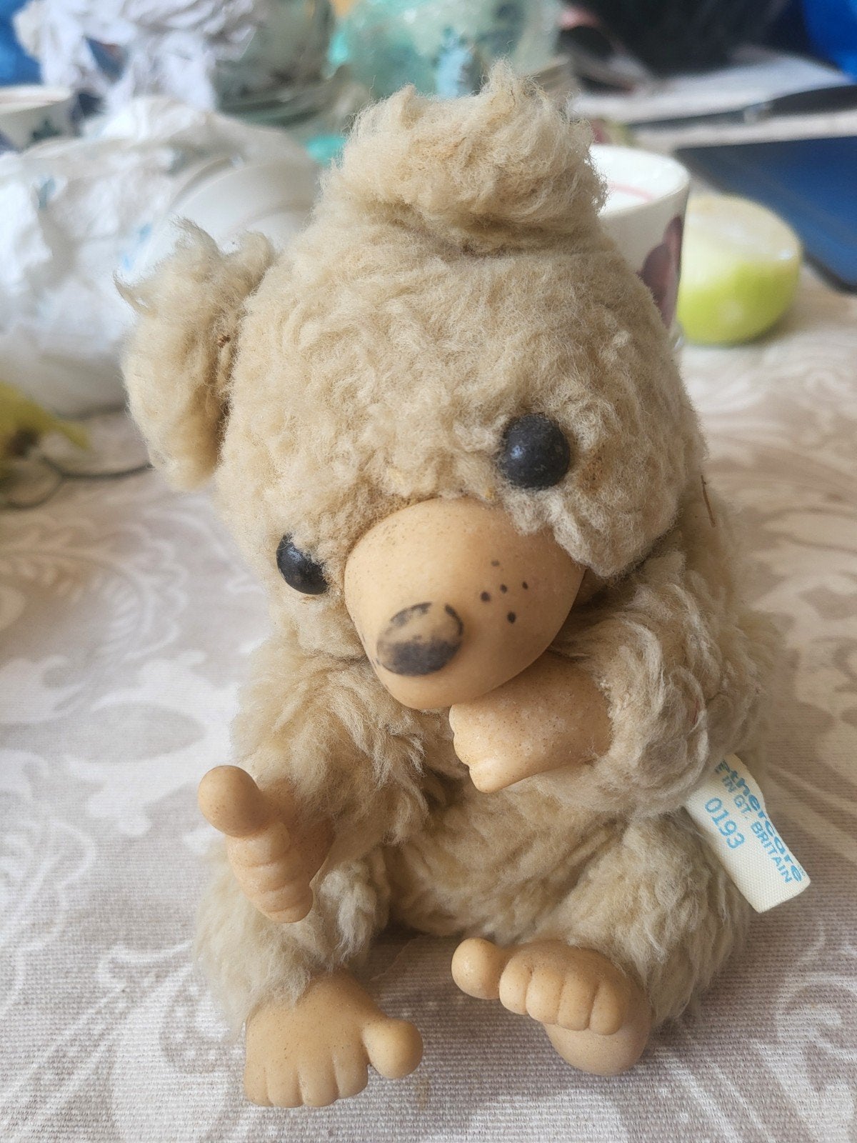 vintage Suckythump Bear, Ophalen of Verzenden, Stoffen beer, Overige merken