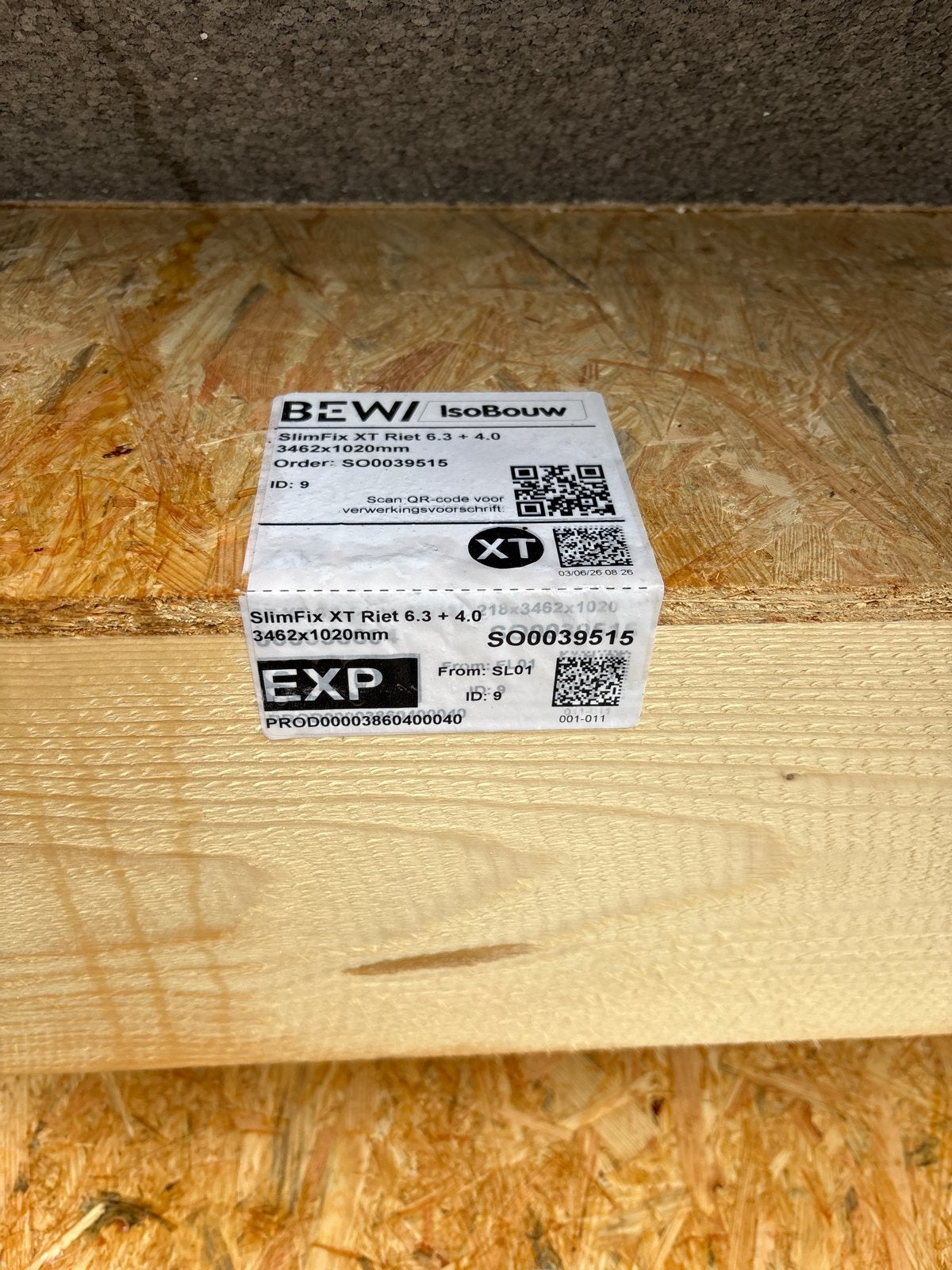 Isobouw Slimfix XT Riet 6.3 Dakplaten 3462x1020mm, Doe-het-zelf en Verbouw, Overige kleuren, Nieuw, 15 m² of meer, Hout