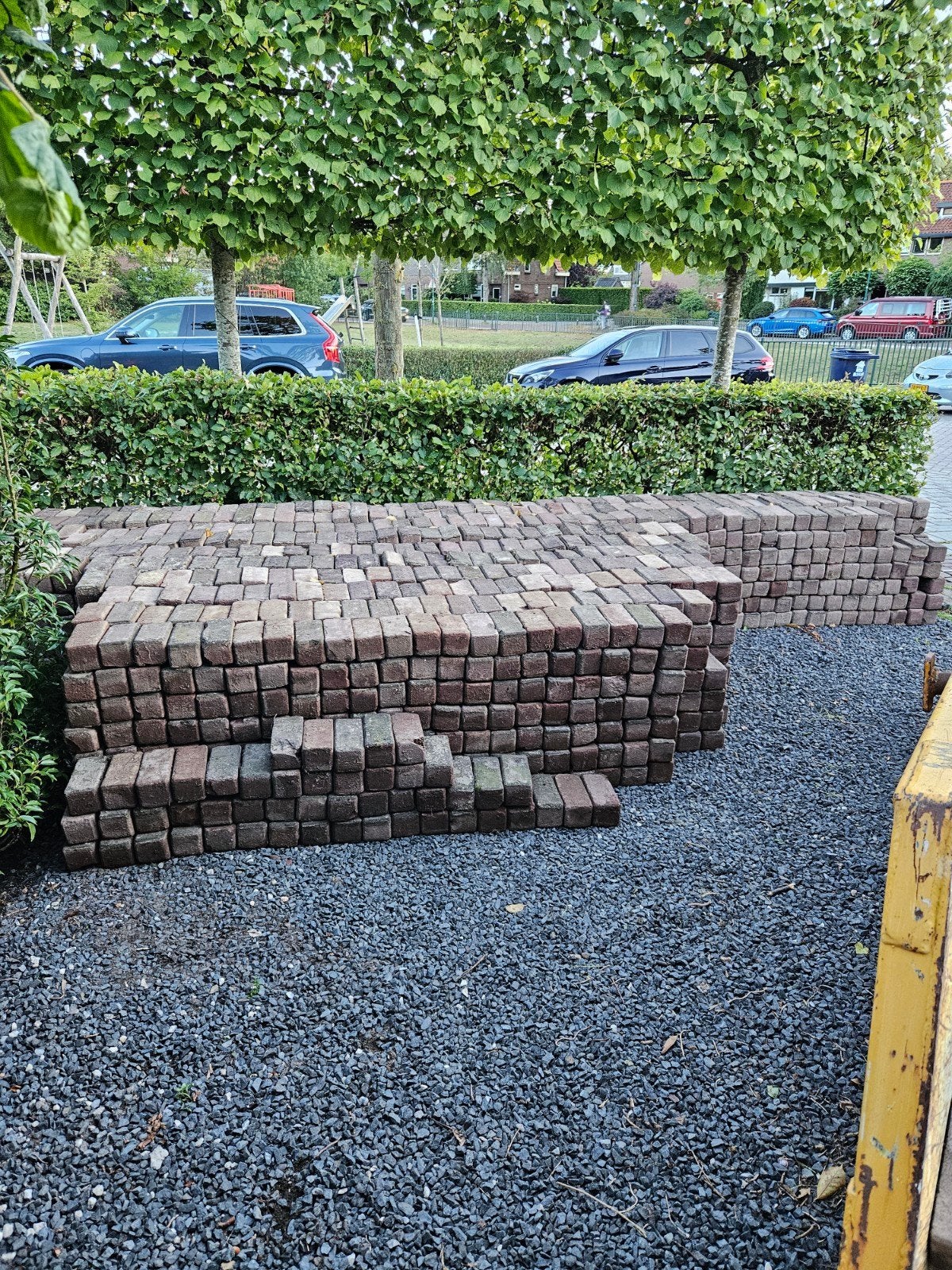 Oude gebakken klinkers - ca. 50m², Tuin en Terras, Ophalen, Gebruikt