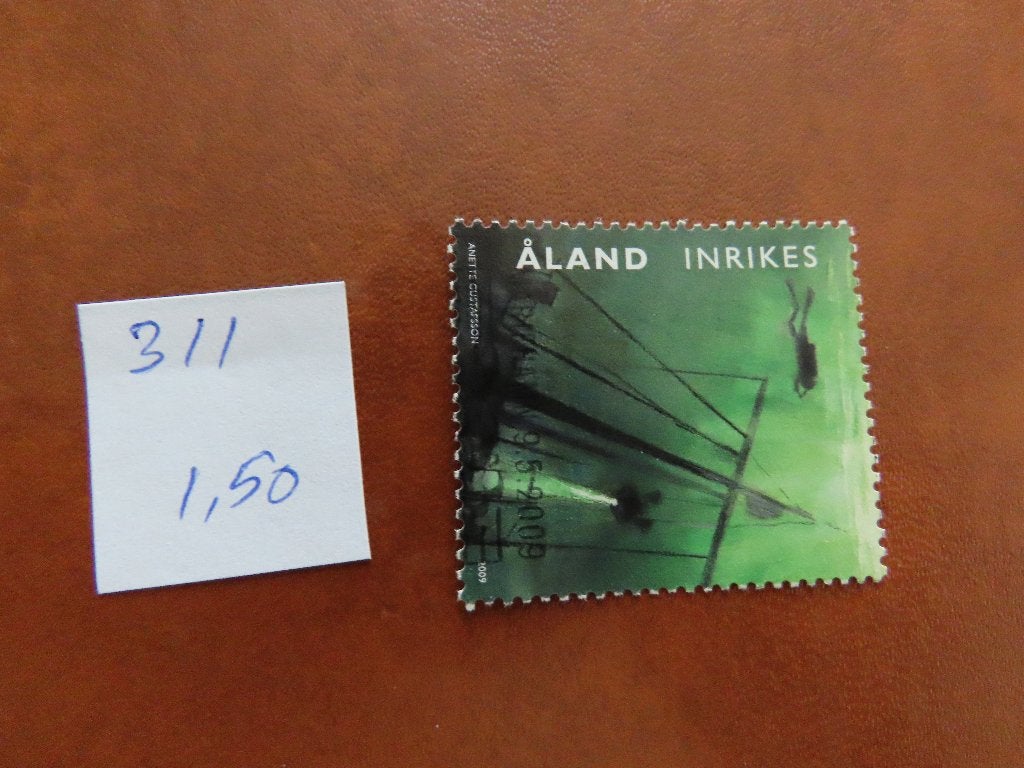 Aland 311, Ophalen of Verzenden, Finland, Gestempeld