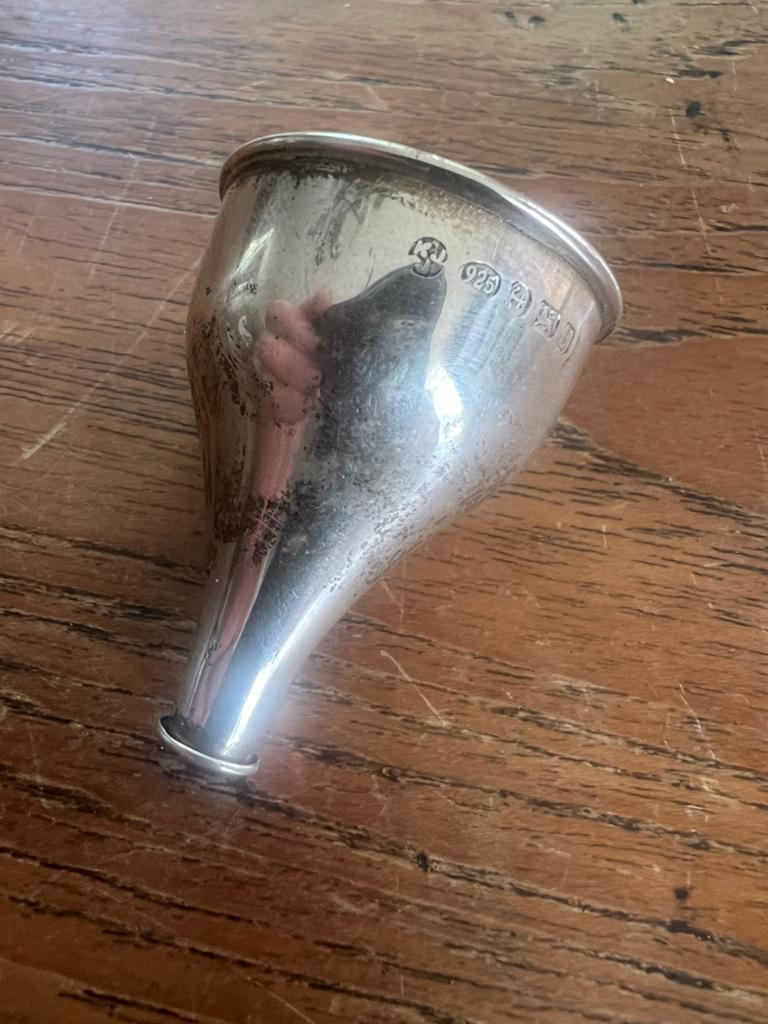 Zilveren Trechter voor Parfumflesjes - 925 Sterling Zilver, Ophalen of Verzenden, Zilver