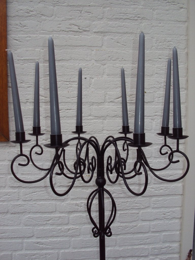 kaarsenstandaard, Huis en Inrichting, Woonaccessoires | Kandelaars en Kaarsen, Ophalen, Metaal, Kaars, Overige merken
