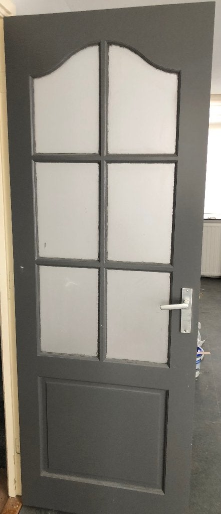 Binnendeur, Doe-het-zelf en Verbouw, Deuren en Horren, Gebruikt, Minder dan 80 cm, Binnendeur, 200 tot 215 cm