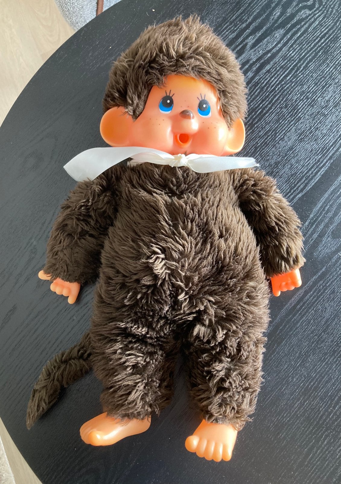 Vintage Sekiguchi Monchhichi knuffelaap 45 cm, Kinderen en Baby's, Speelgoed | Knuffels en Pluche, Ophalen of Verzenden, Gebruikt
