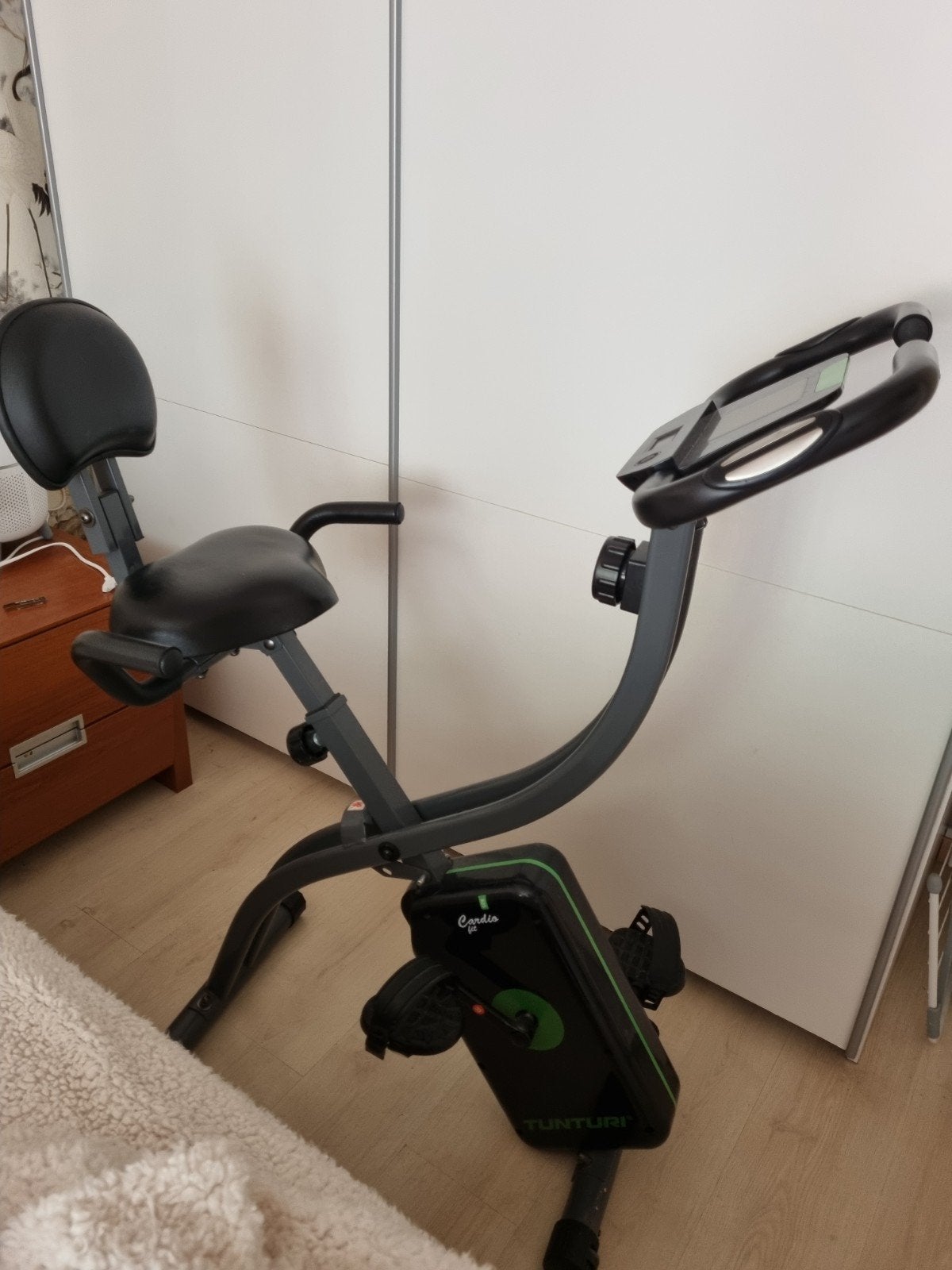 Opvouwbare Hometrainer - Tunturi Cardio Fit B20, Ophalen, Zo goed als nieuw, Metaal, Benen