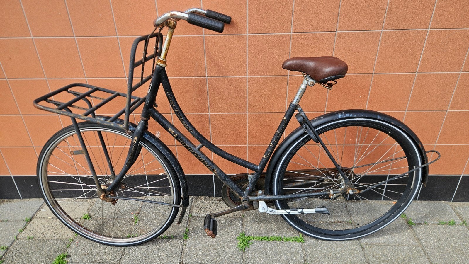 Stevige damesfiets transportfiets omafiets stationsfiets, Ophalen, Gebruikt