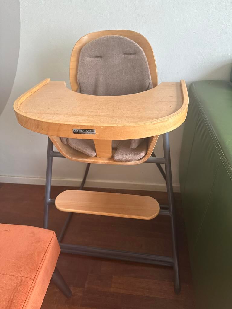 Childhome Hoge Kinderstoel met Afneembaar Eetblad, Ophalen of Verzenden, Gebruikt, Overige typen, Afneembaar eetblad