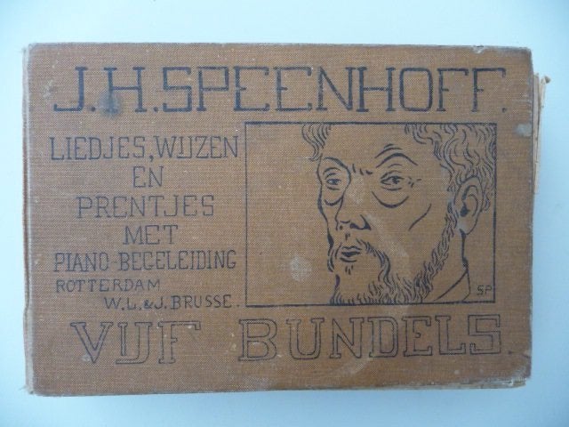 boek SPEENHOFF, J.H. -Liedjes, wijzen en prentjes -5 bundels, Boeken, Muziek, Ophalen of Verzenden, Gelezen, Overige onderwerpen