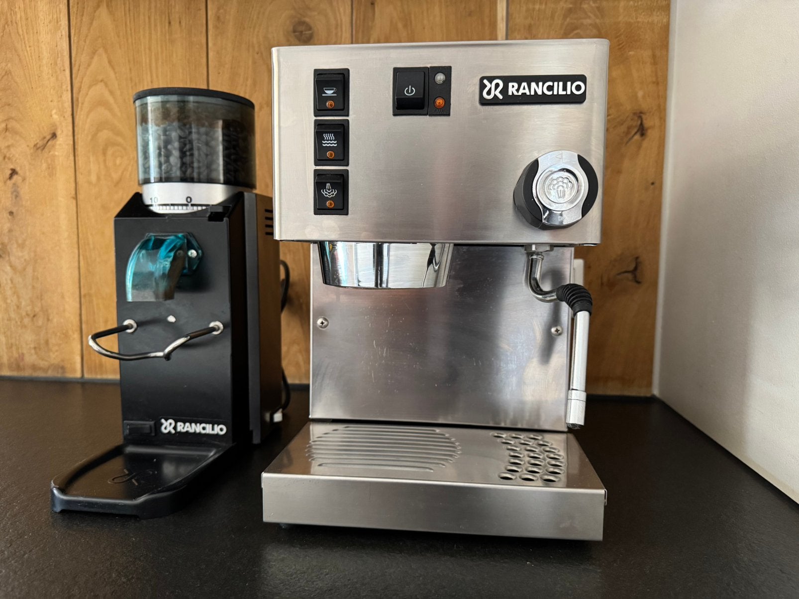 Rancilio Silva espressomachine (incl. Rancilio koffiemolen), Ophalen, Gebruikt, Espresso apparaat, Koffiebonen