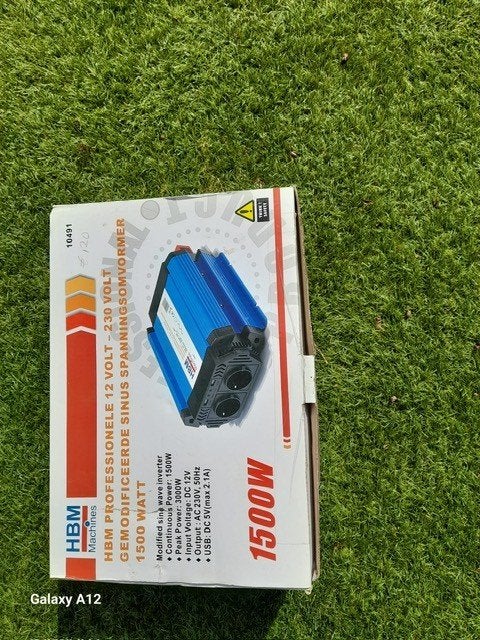 Omvormer HBM 1500W., Caravans en Kamperen, Camper-accessoires, Ophalen of Verzenden, Nieuw