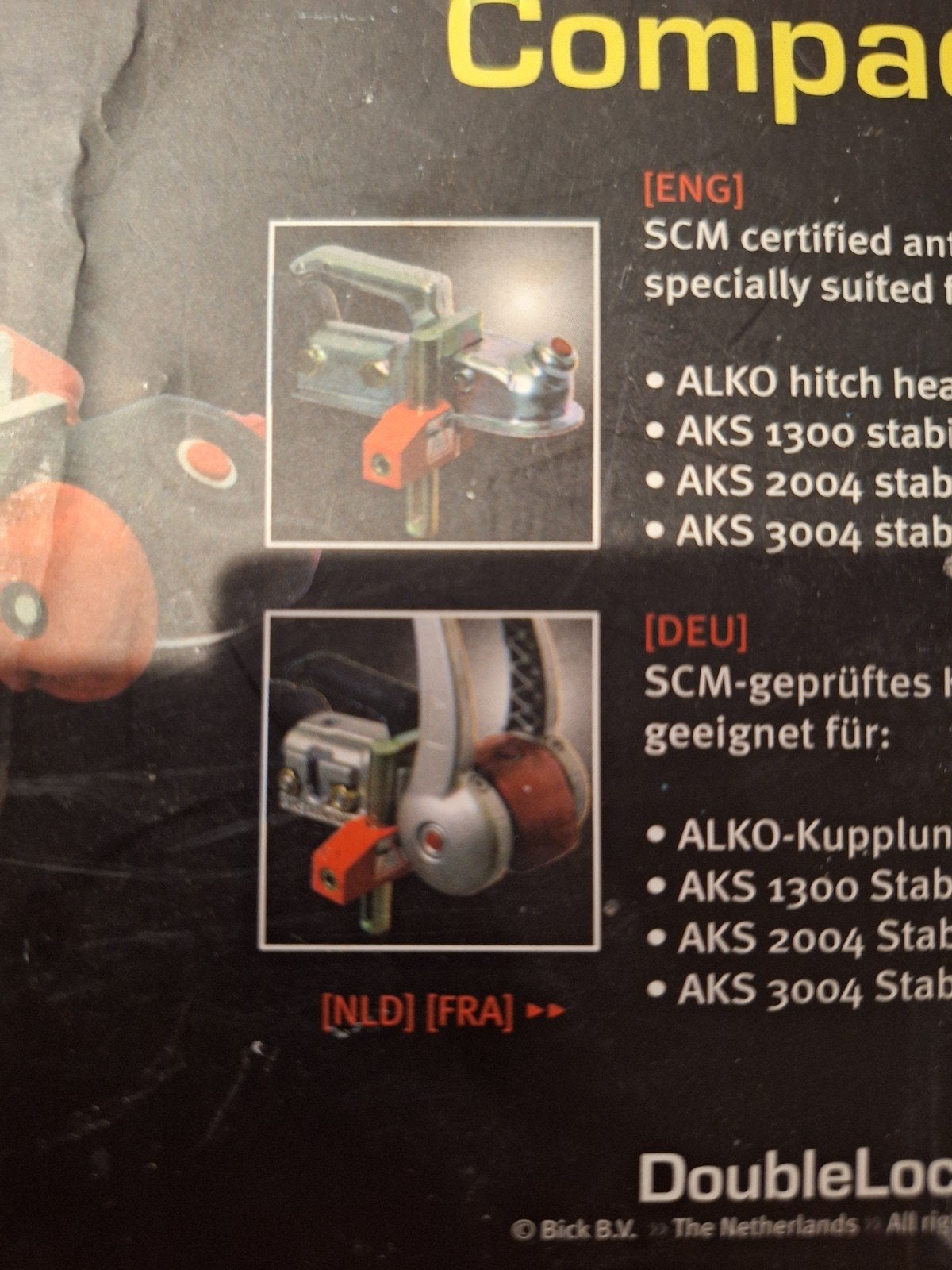 DoubleLock Compact Eagle SCM gekeurd disselslot, Ophalen, Nieuw