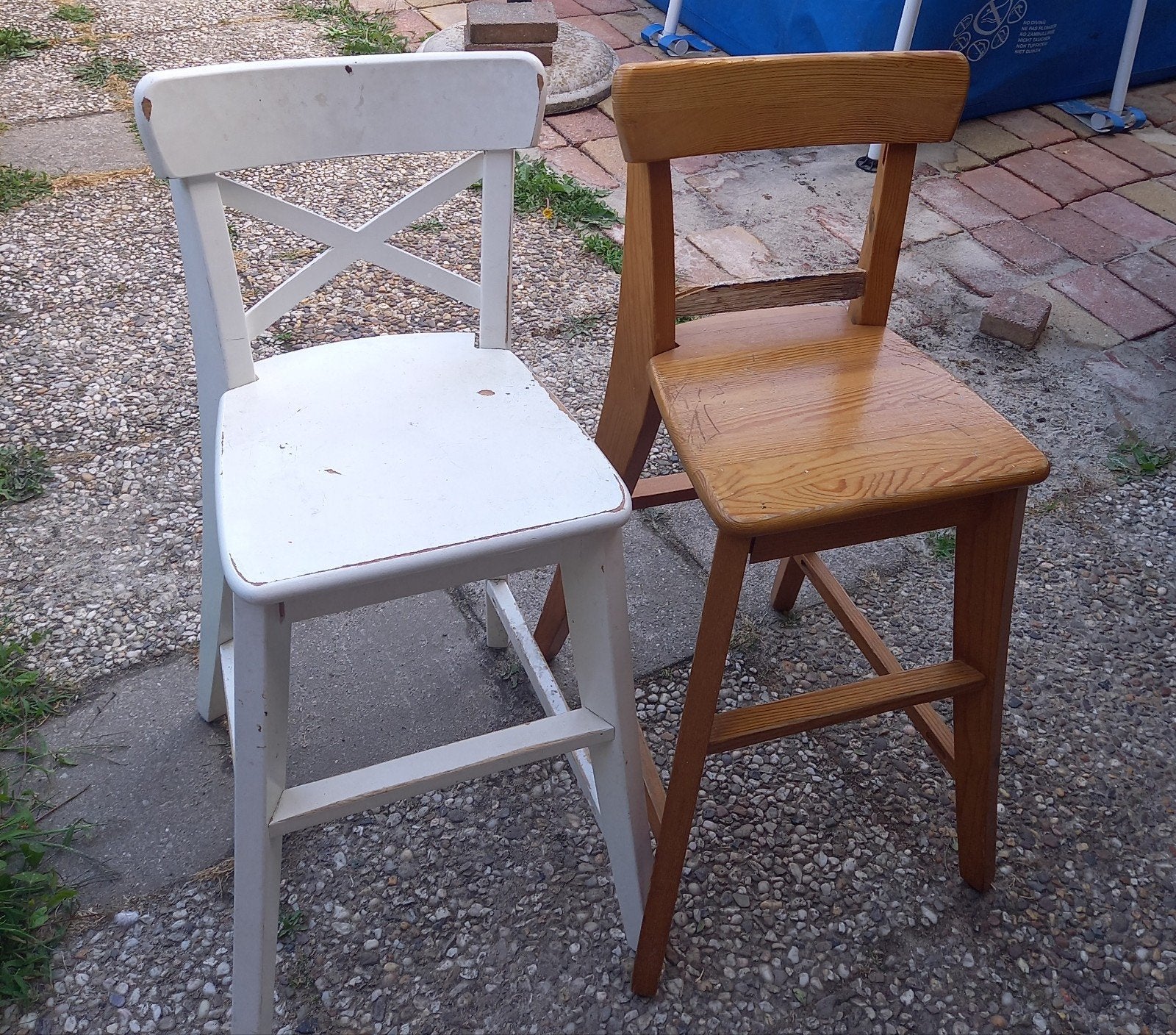 2 x ikea hoge kinderstoelen, Ophalen, Gebruikt, Stoel(en)
