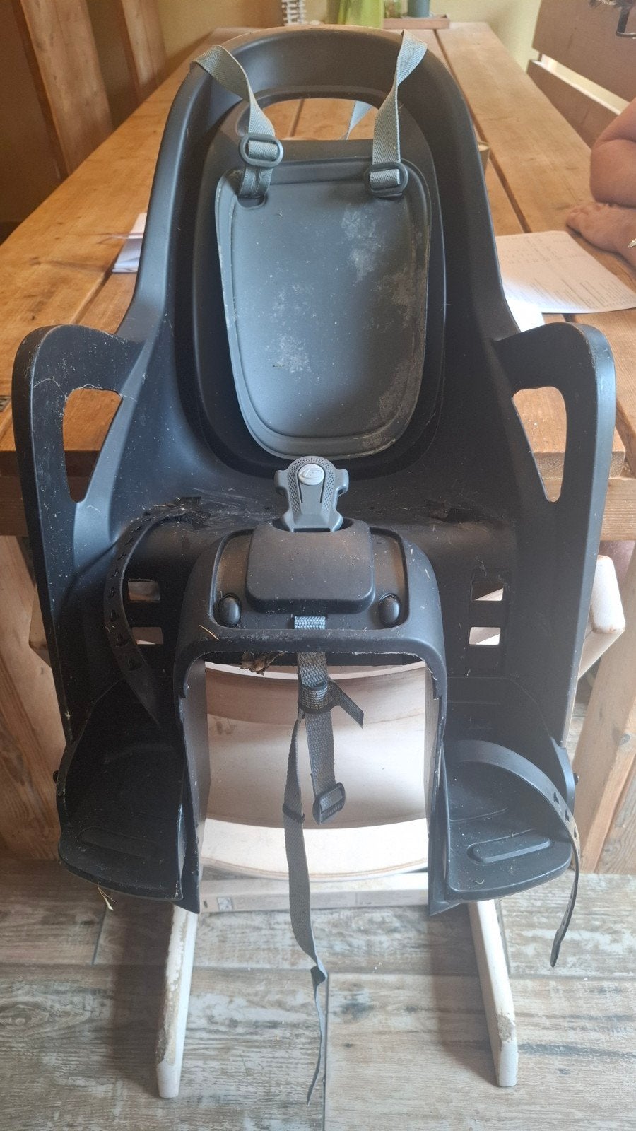 Polisport Fietsstoeltje Achterzitje - Gebruikt, Fietsen en Brommers, 15 t/m 25 kg, Achterzitje, Ophalen of Verzenden, Polisport