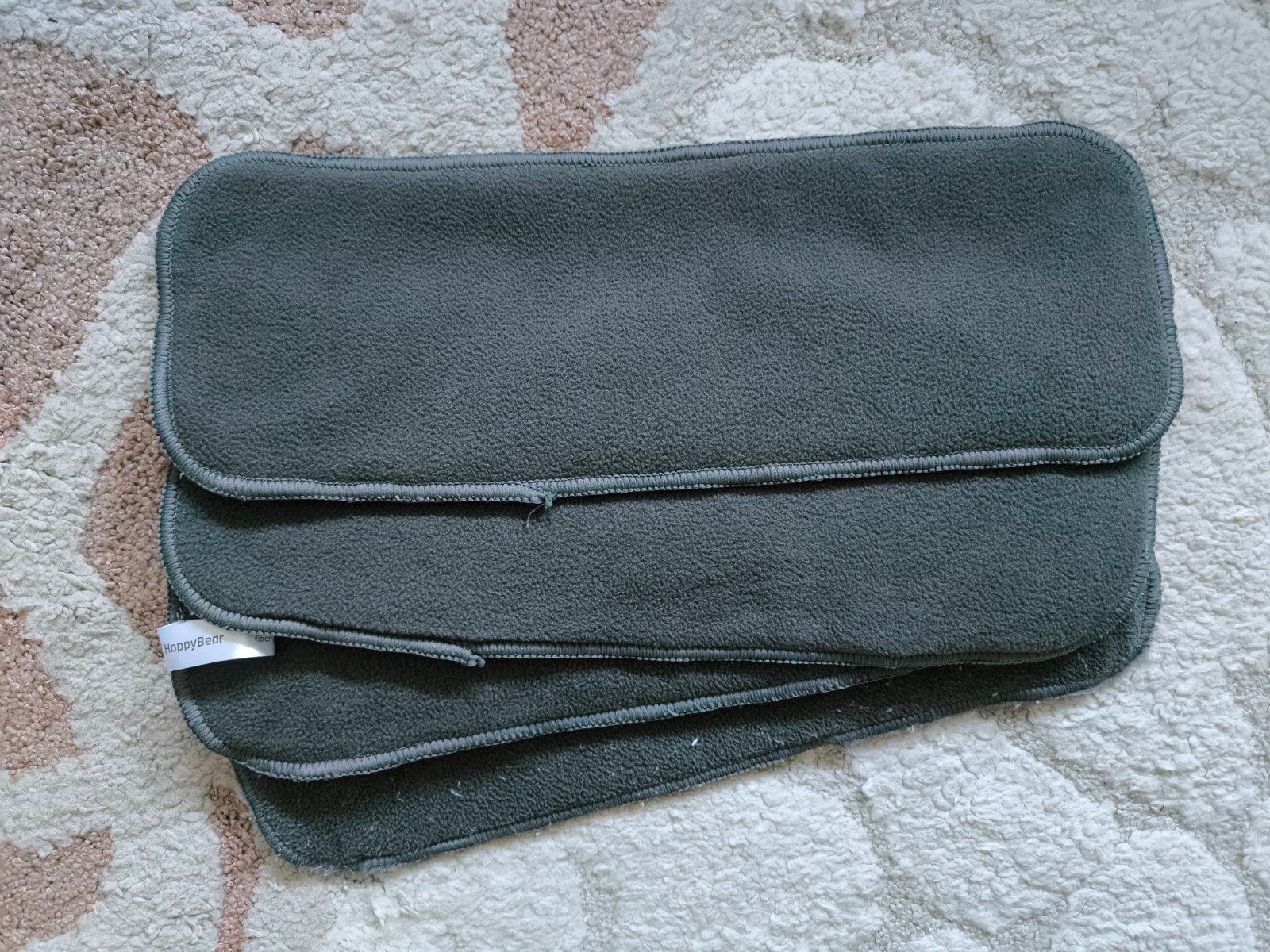 Nieuw Charcoal inleggers wasbare luiers Happy Bear, Ophalen of Verzenden, Nieuw