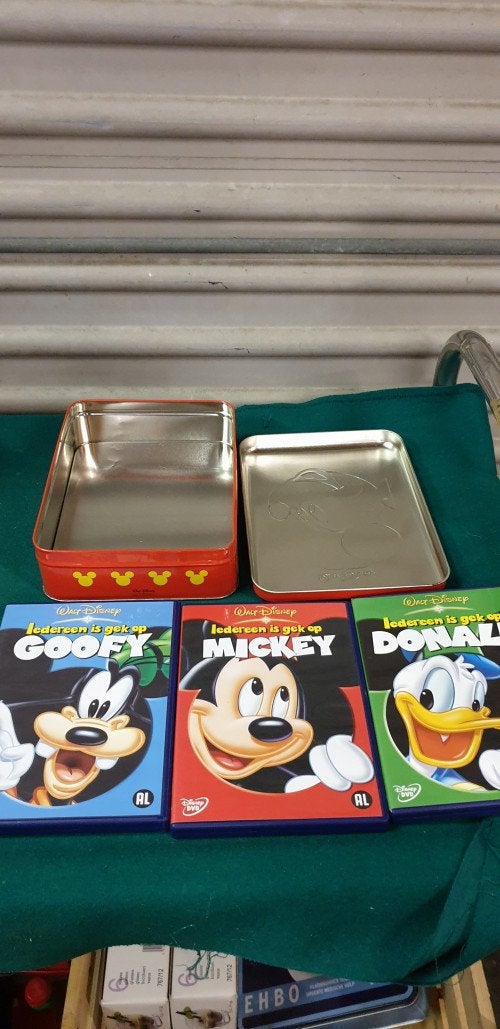 dvd micky  goofy donald vin blik, Ophalen of Verzenden