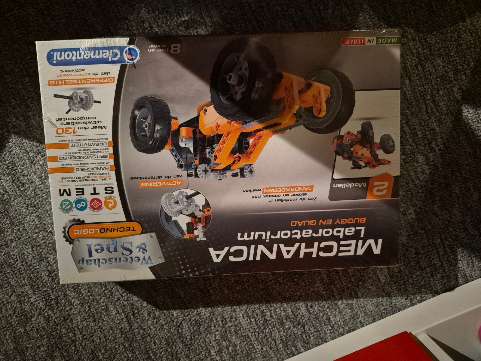 Clementoni Mechanica Laboratorium Buggy en Quad, Ophalen, Nieuw, Bouwen
