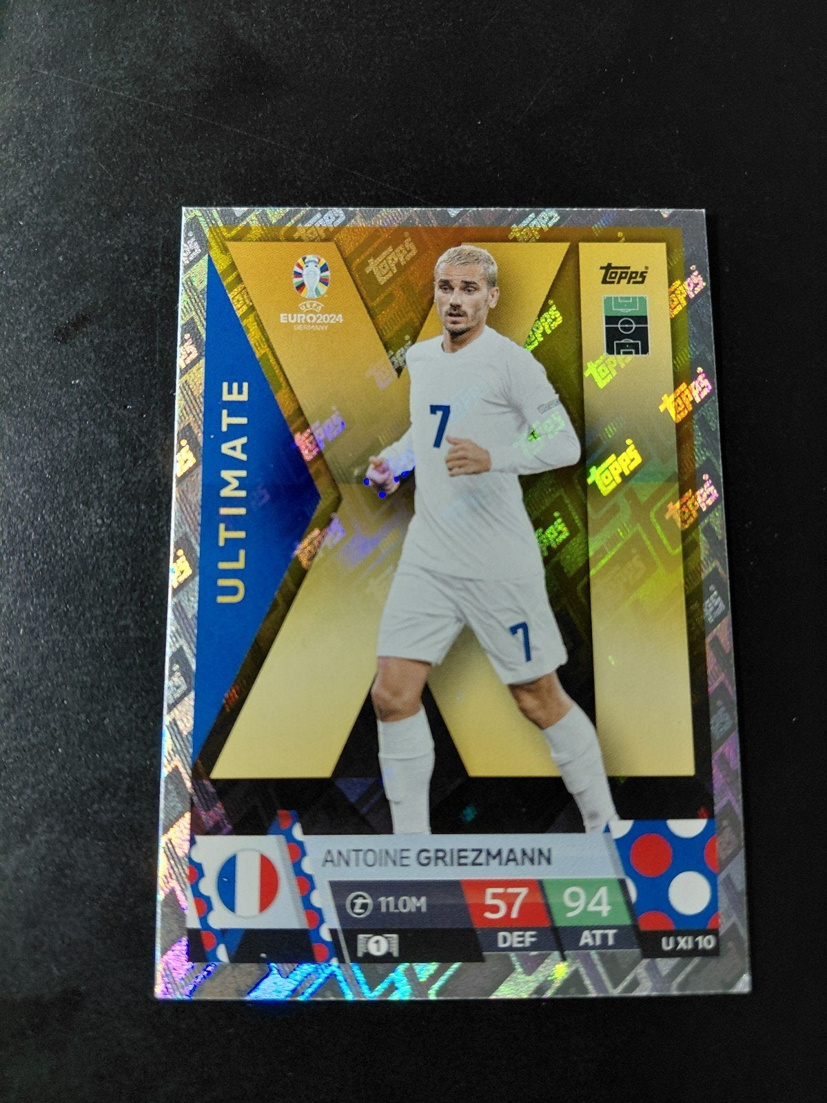 griezmann (frankrijk) topps ek 2024 ultimate 11, Verzenden, Nieuw, Buitenlandse clubs, Poster, Plaatje of Sticker